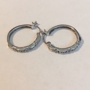Small Silver Hoop Earrings